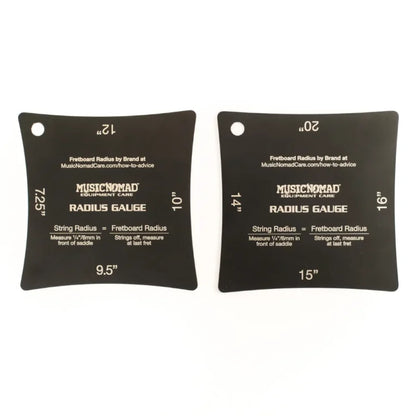 Music Nomad Precision Radius Gauge Set – 2 Pak