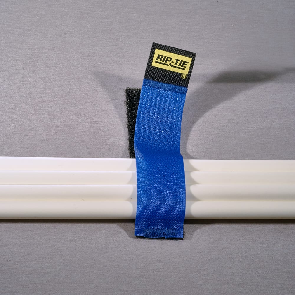 Rip-Tie One Inch Wide CableCatch Black - 2 pack