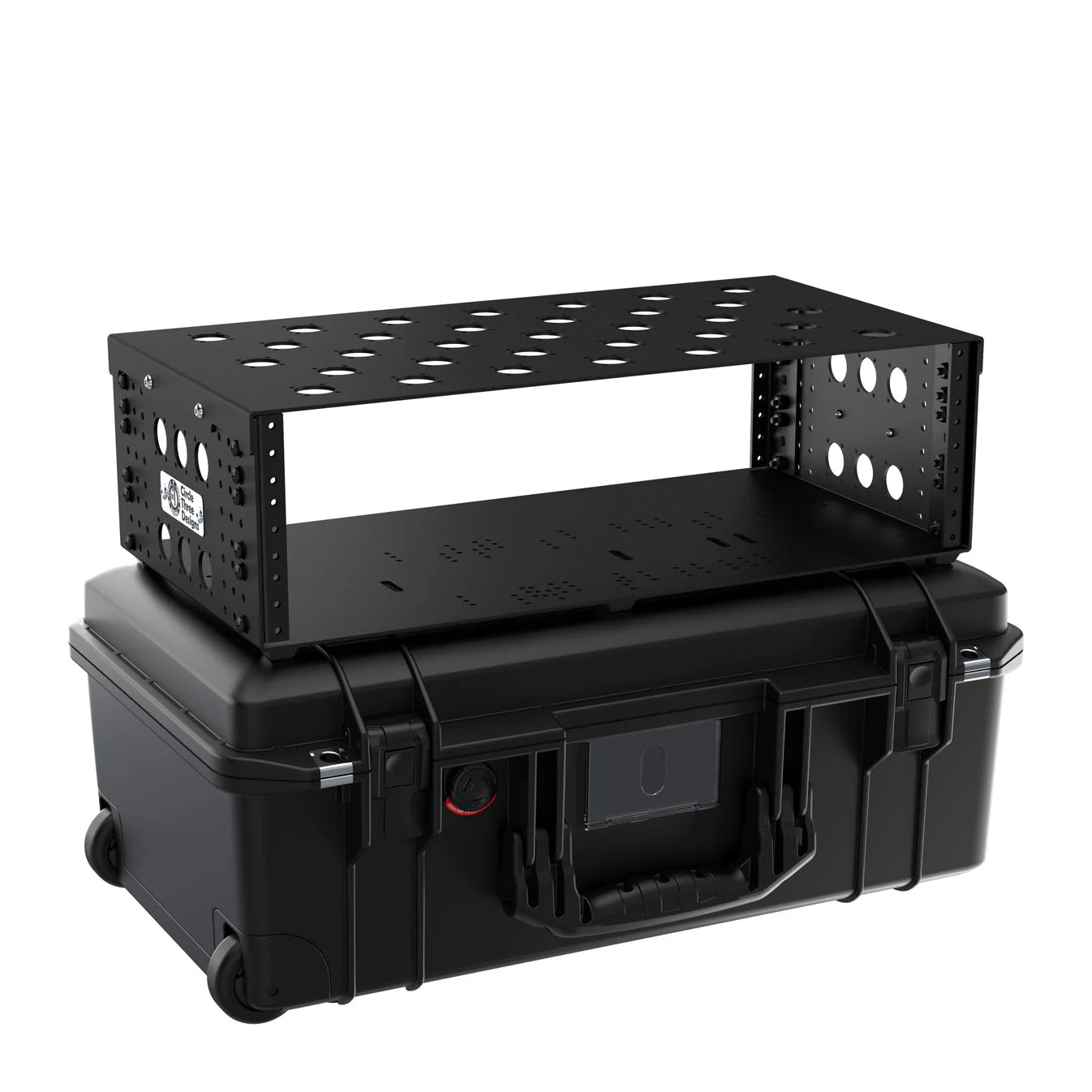 Circle Three Designs 3RU-W Carry On Fly Rack with Pelican Air 1535