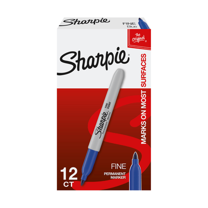 Sharpie Super Permanent Marker, Fine Point, Various Colors
