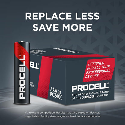 Duracell PC2400 Procell Alkaline Batteries AAA 1.5V