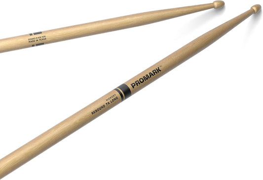 ProMark Rebound 7A Long Hickory Drumstick, Acorn Wood Tip