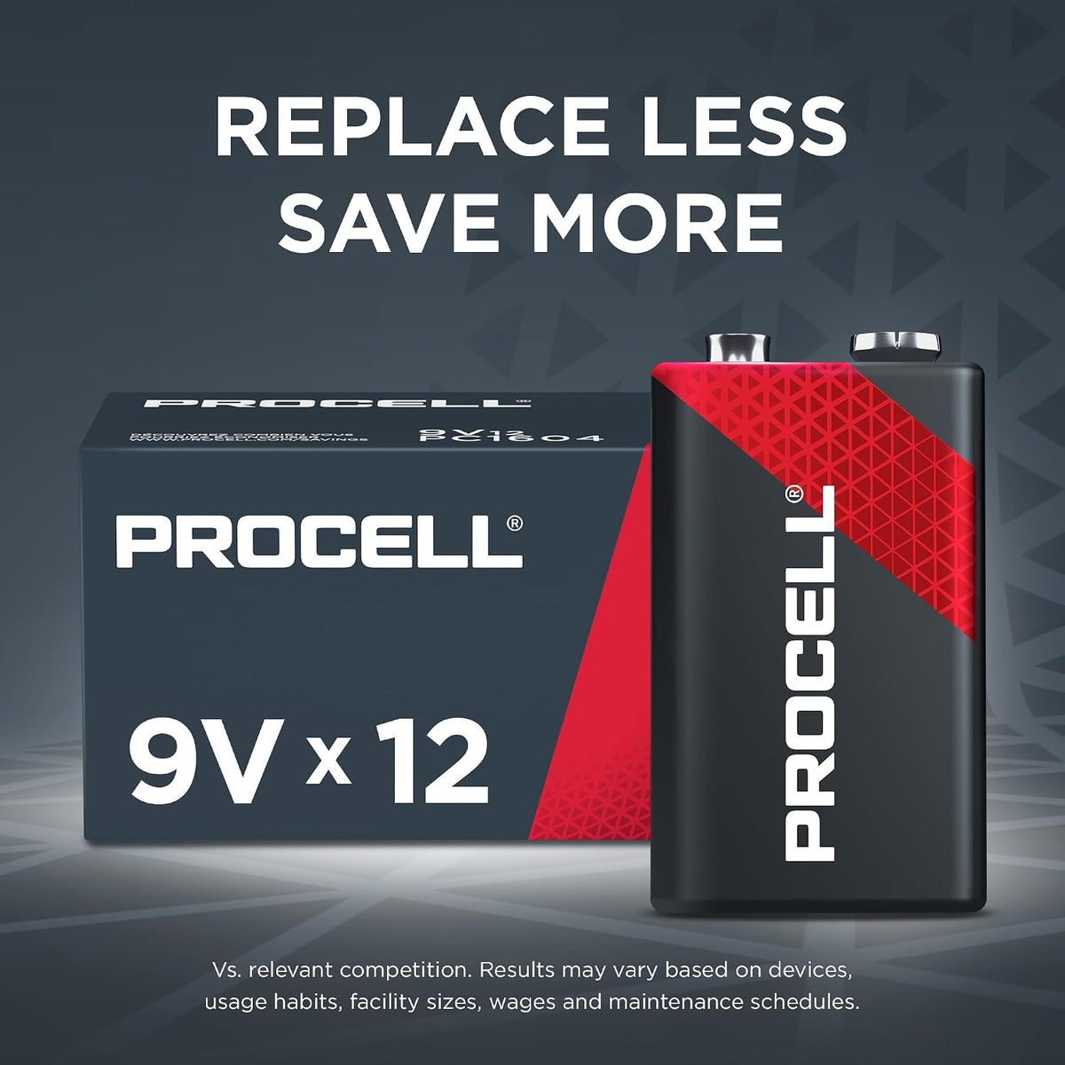 Duracell PC1604A Procell Alkaline Batteries 9V