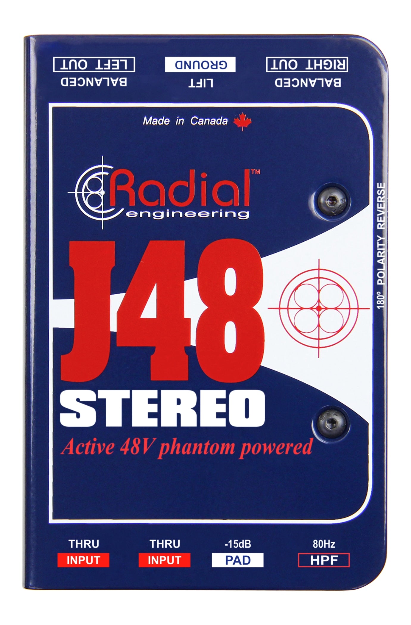 Radial J48 Active Stereo DI Direct Box