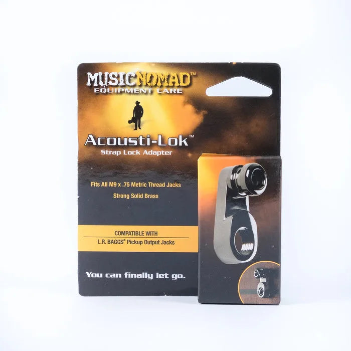 MusicNomad Acousti-Lok Strap Lock Adapter for Standard Output Jacks