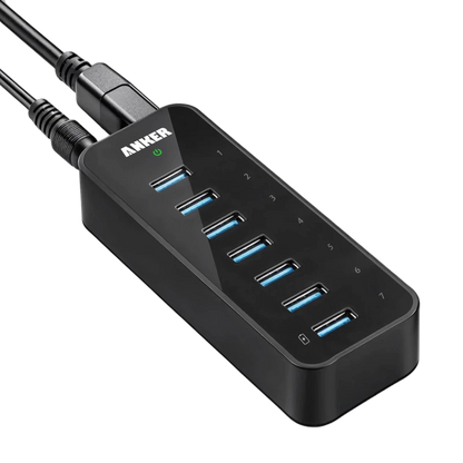 Anker 7-Port USB 3.0 Hub with Charging Port