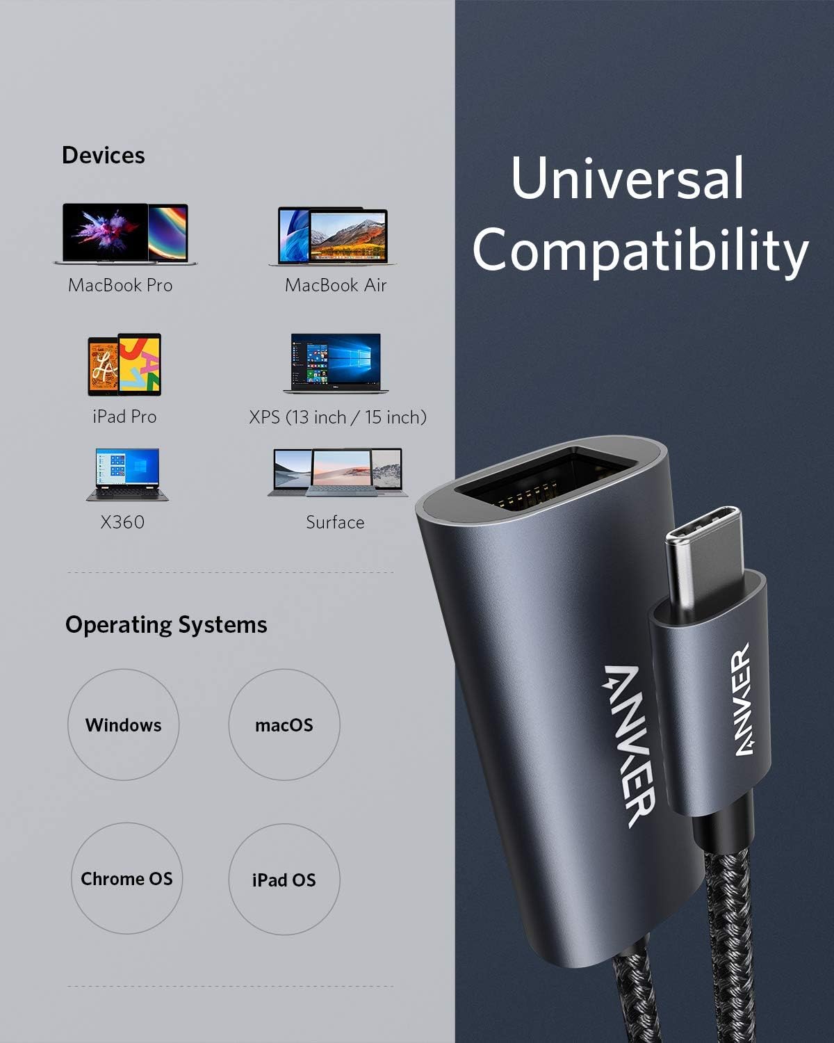Anker USB-C to Ethernet Adapter