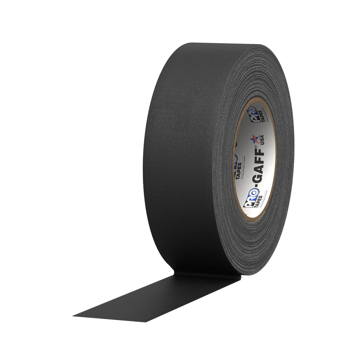 ProTapes Pro Gaff gaffers tape roll, black, 55 yards, 1-3 in wide.