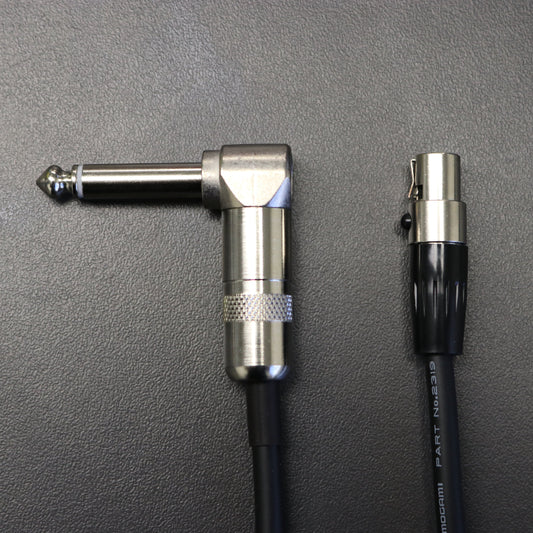 Beard Builds Shure Bodypack Cable (Right Angle)