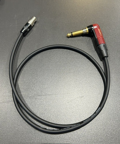 Beard Builds Shure Bodypack Cable (Silent Right Angle)