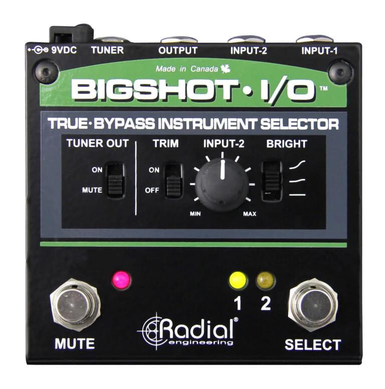 Radial Engineering BigShot I/O guitar effects pedal on a white background
