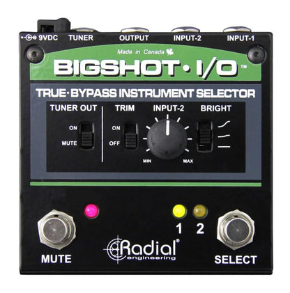 Radial Engineering BigShot I/O guitar effects pedal on a white background