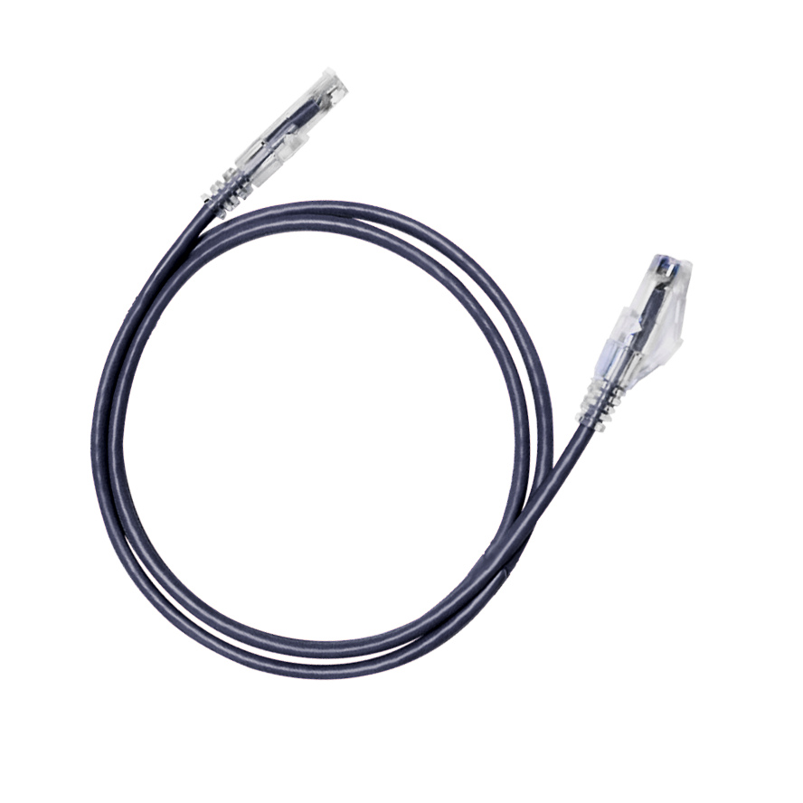 Hosa 28 AWG Slim Cat6 Ethernet Cable, 10-Pack 12"