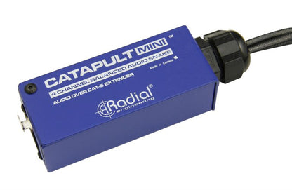 Radial Catapult Mini RX Compact Cat 5 Analog Snake Receiver