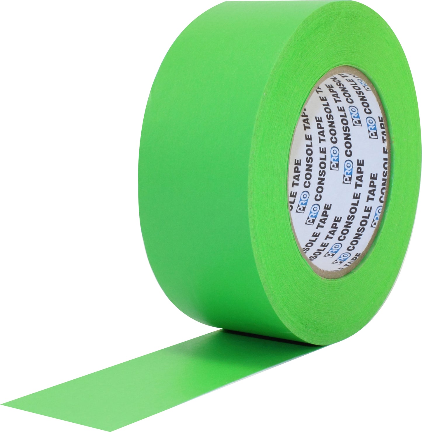 Green tape roll on a white background