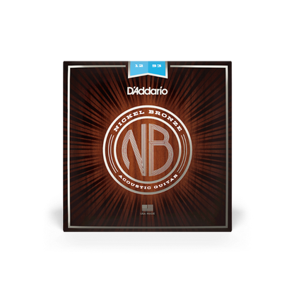 D'Addario 12-53 Regular Light Nickel Bronze Acoustic Strings
