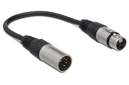 Hosa DMX106 5 pin M to 3 pin F DMX adapter