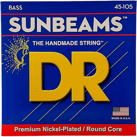 DR Strings 45-130 Medium, Sunbeams Nickel Plated Bass Strings (5-string)