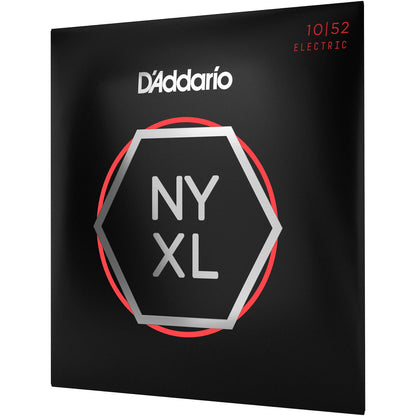 D'Addario 10-52 Light Top/Heavy Bottom, NYXL Electric Guitar Strings