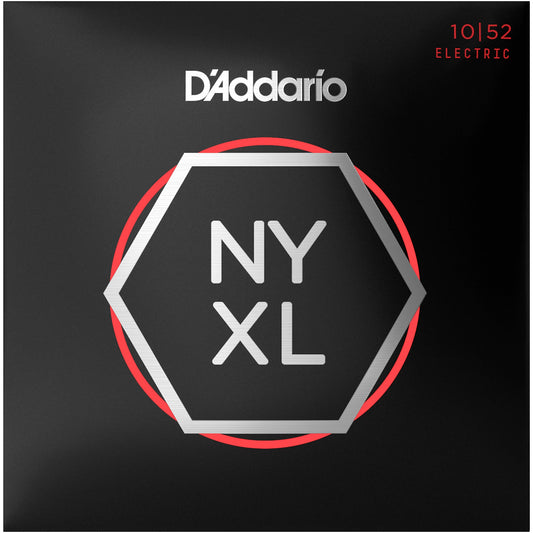 D'Addario 10-52 Light Top/Heavy Bottom, NYXL Electric Guitar Strings