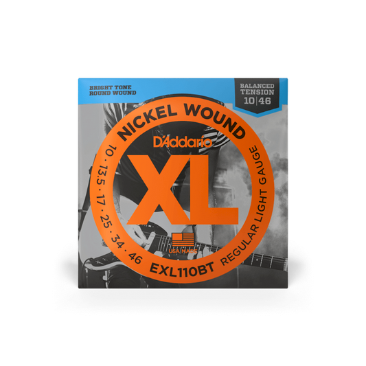 D'Addario 10-46 Regular Light, XL Nickel Electric Guitar Strings