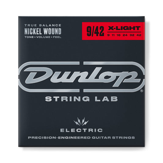 Dunlop 9-42 X-Light, Nickel-Wound Electric Guitar Strings