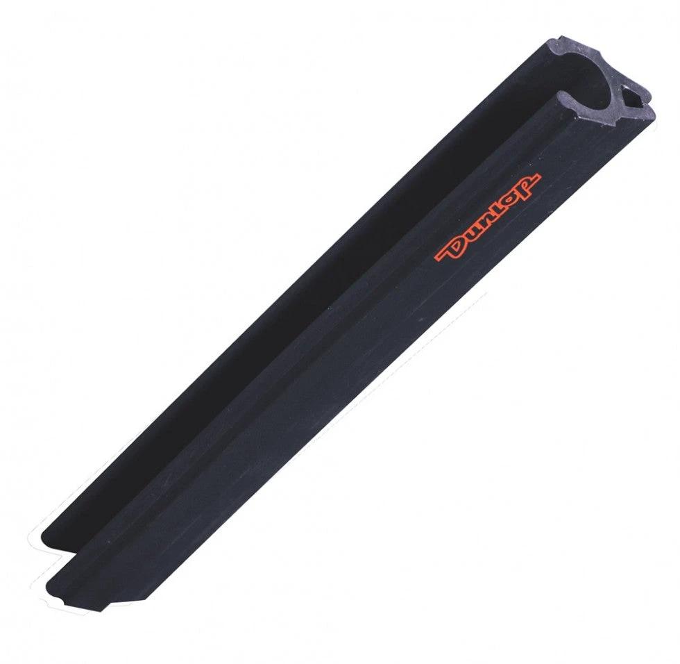 Dunlop mic stand pick holder, black plastic with orange logo, for guitar picks (7 & 12 inch)