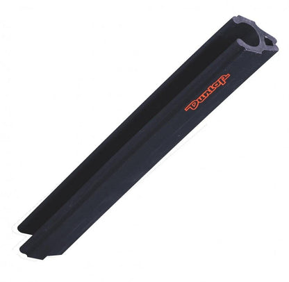 Dunlop mic stand pick holder, black plastic with orange logo, for guitar picks (7 & 12 inch)
