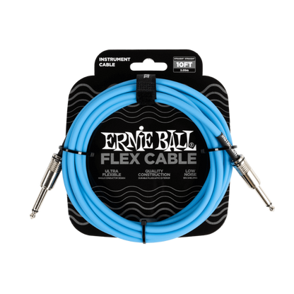 Ernie Ball 10' Flex Instrument Cable (Straight/Straight)