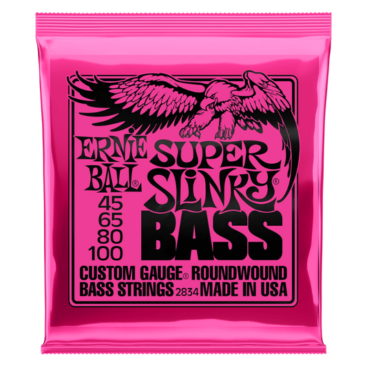 Ernie Ball 45-100 Super Slinky Nickel Wound Bass Strings