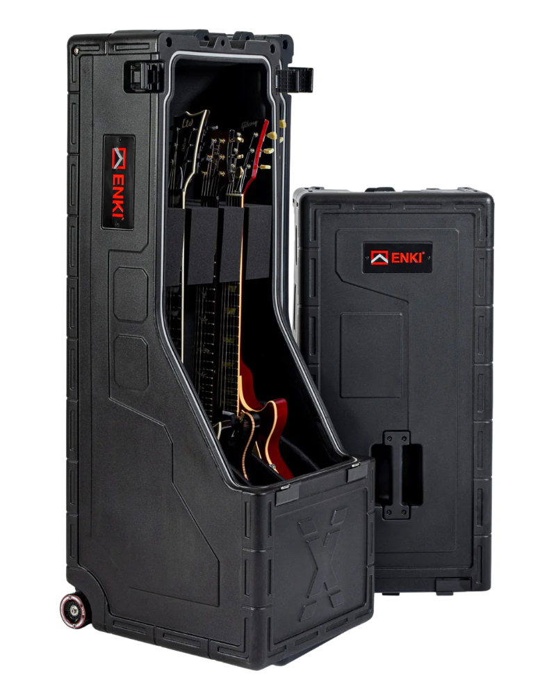 ENKI X3- 3 Electric/2 Acoustic Guitar Case