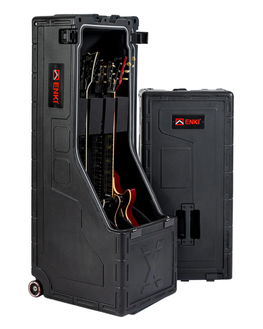 ENKI X3- 3 Electric/2 Acoustic Guitar Case