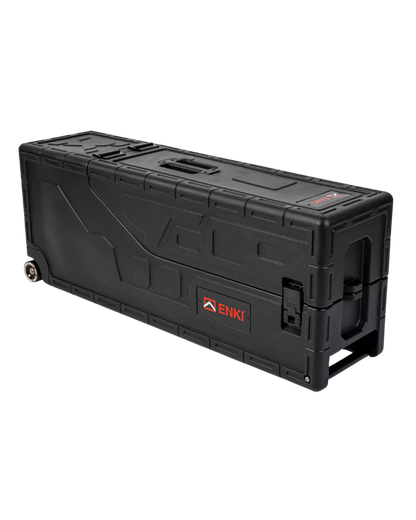 Black tool case with ENKI logo on a white background