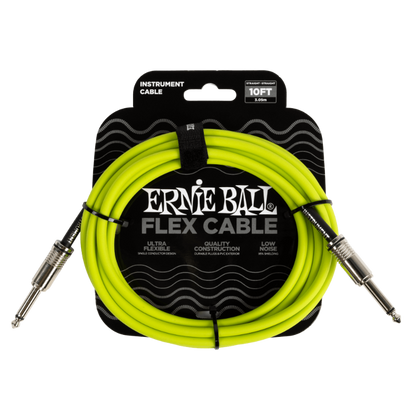 Ernie Ball 10' Flex Instrument Cable (Straight/Straight)