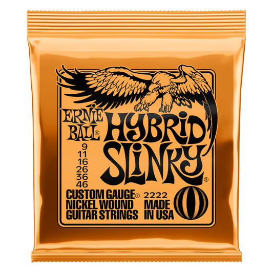 Ernie Ball 9-46 Hybrid Slinky Nickel Wound Guitar Strings