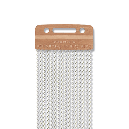 Evans Custom 16-strand snare wire with wooden end plate