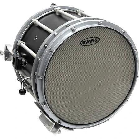 Drum with Evans head on a white background