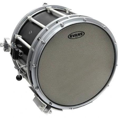 Drum with Evans head on a white background