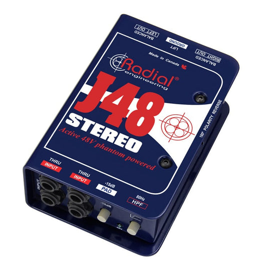 Radial J48 Active Stereo DI Direct Box