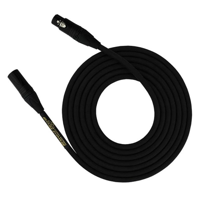 Roadhog 100 ft mic cable by RapcoHorizon with Neutrik connectors, black