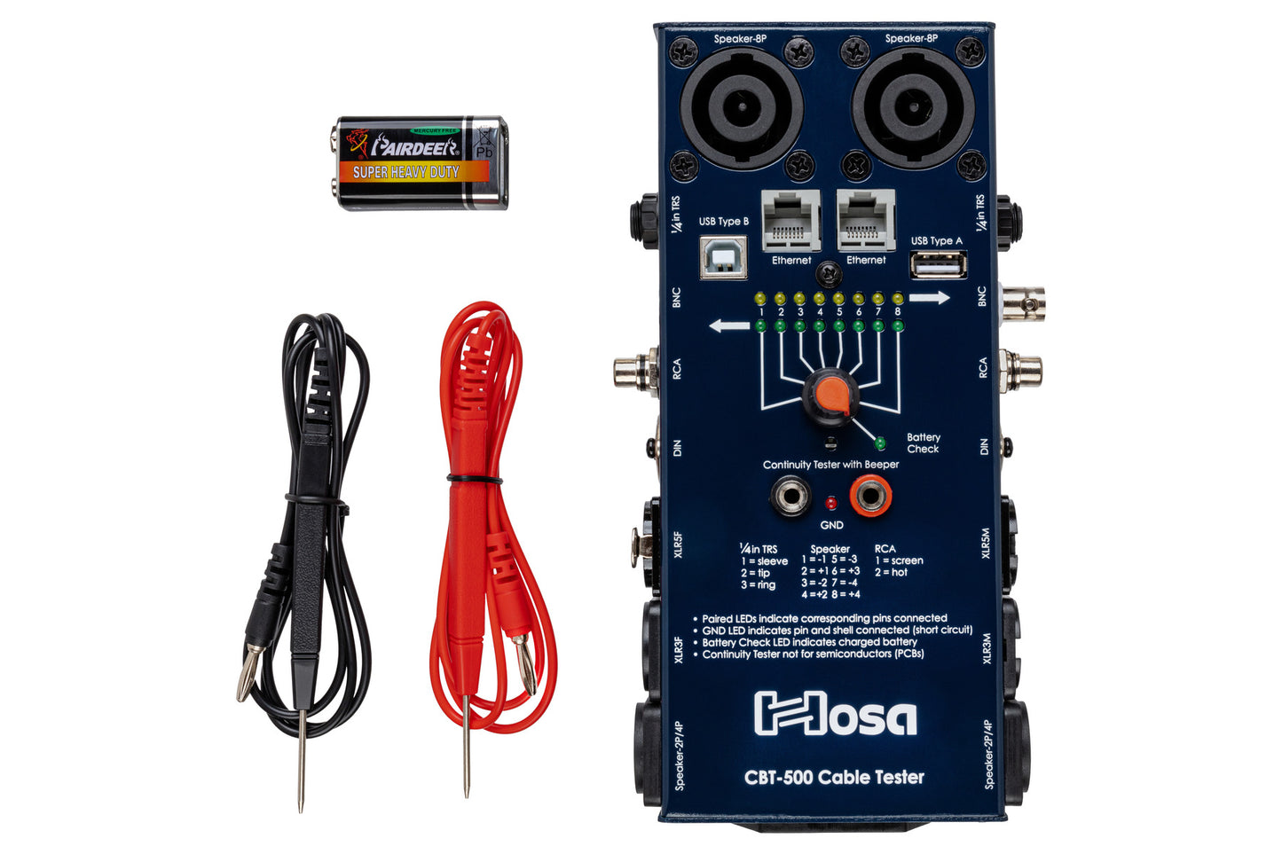 Hosa Audio Cable Tester (CBT-500)
