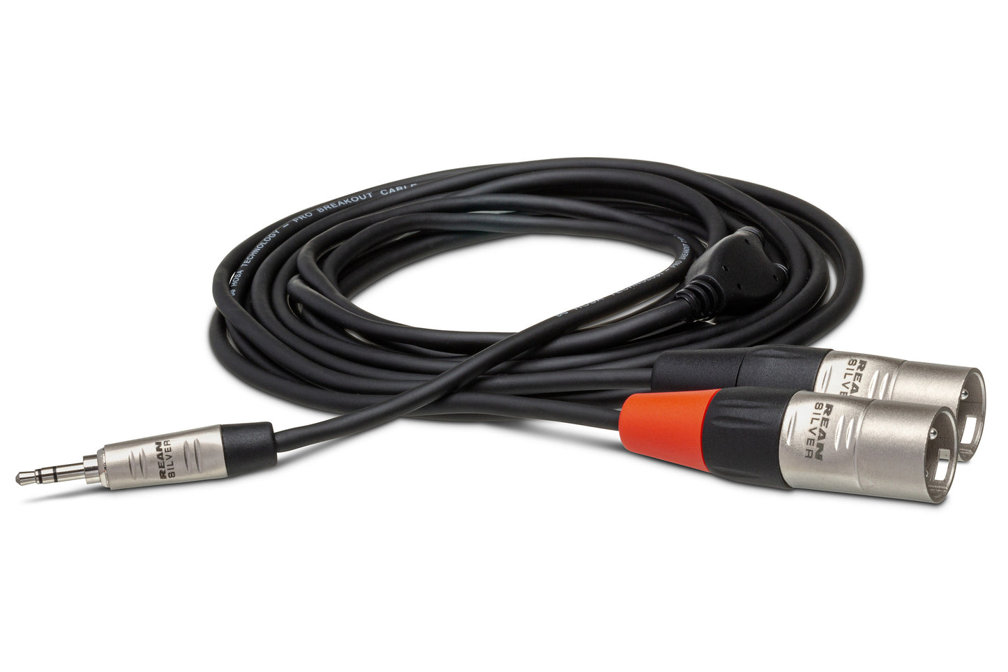 Hosa Pro Stereo Breakout 3.5mm to Dual XLR, 6 Ft