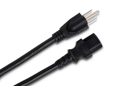 Hosa IEC C13 to NEMA 5-15p Power Cord, 14 AWG - Various Lengths