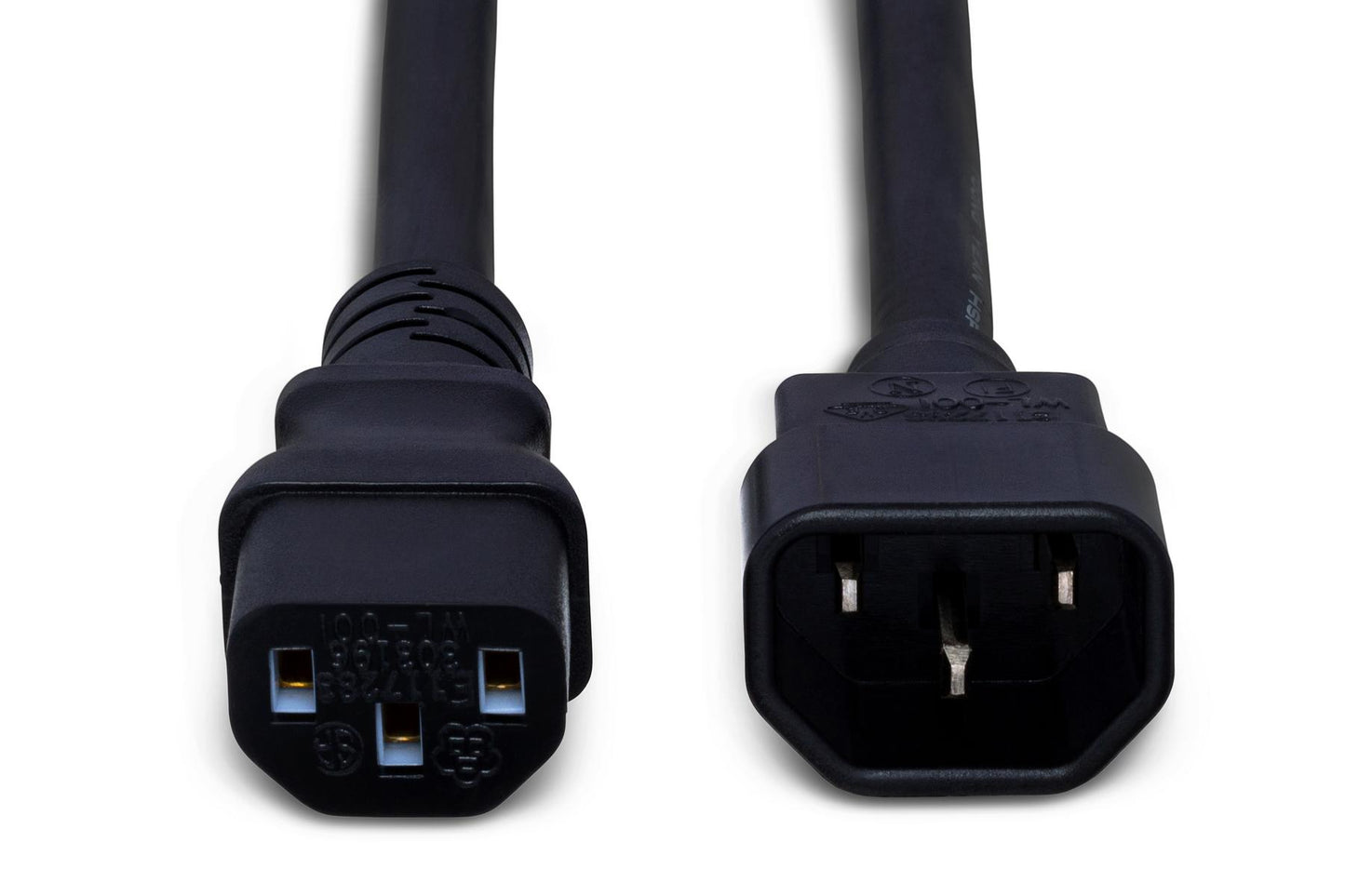 Hosa PWL-401.5 Power Extension Cord  IEC C14 to IEC C2, 1.5 Ft