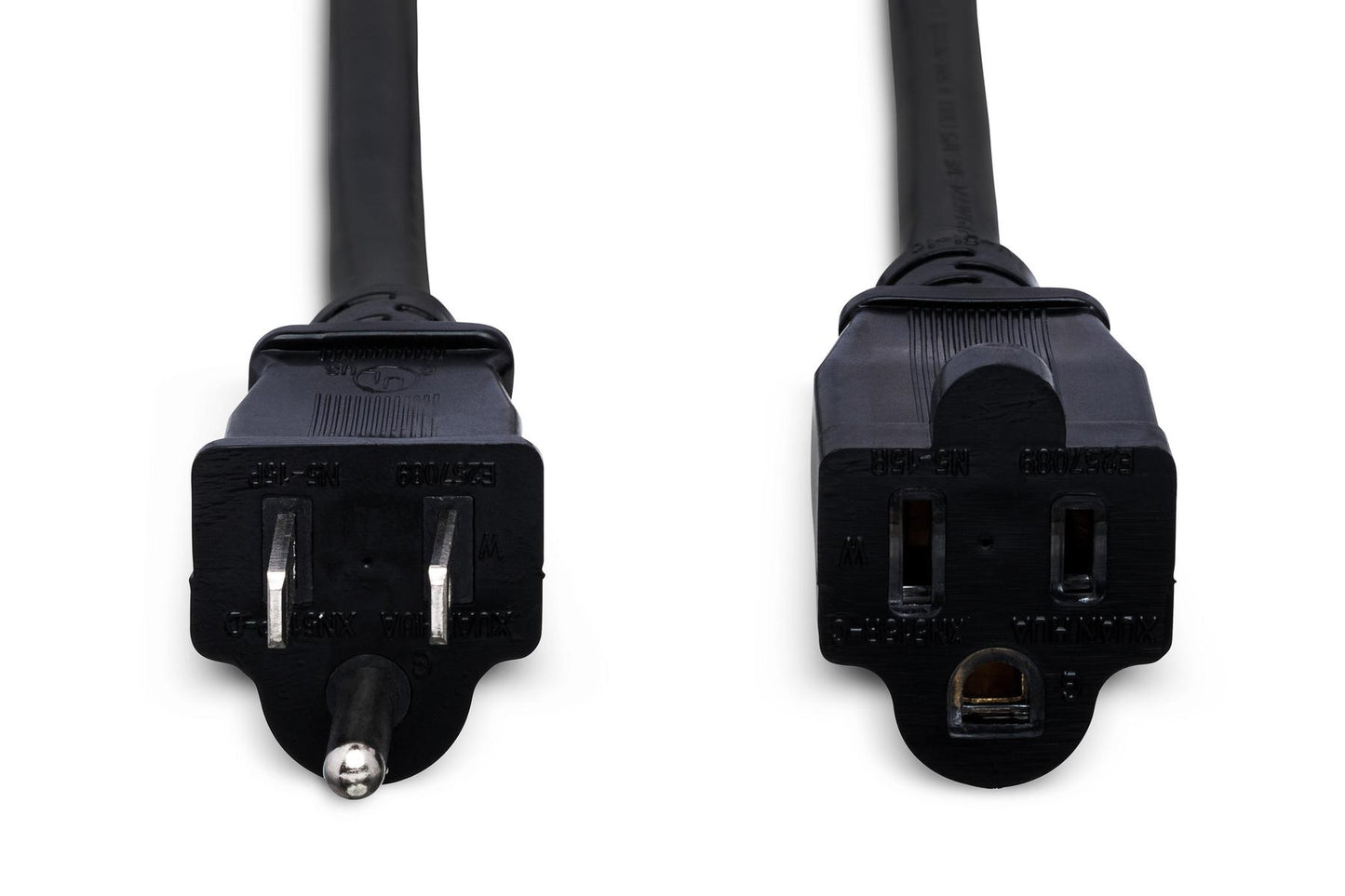 Hosa PWX-400 Power Extension Cord NEMA 5-15R to NEMA 5-15P, Various Lengths