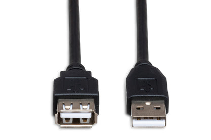 Hosa USB Extension Cable USB-A to USB-A, 10 Ft