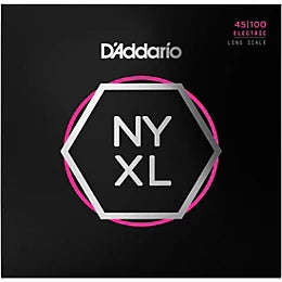 D'Addario 45-100 Regular Light, Long Scale, NYXL Bass Strings
