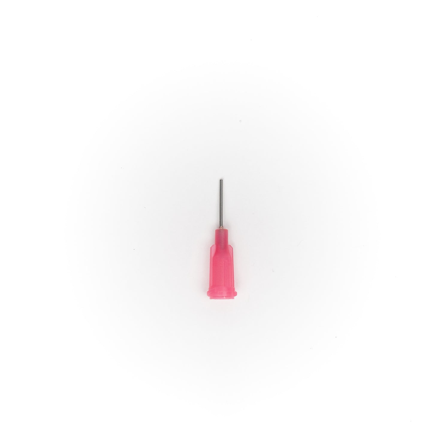 Pink screwdriver on a white background
