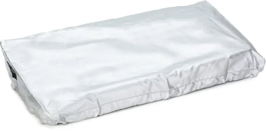 White rectangular instrument cover on a white background