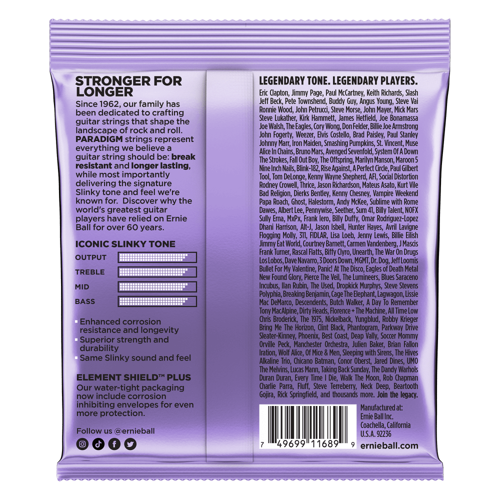 Ernie Ball P02017 Ultra Slinky Paradigm Electric Guitar Strings - 10-48 Gauge